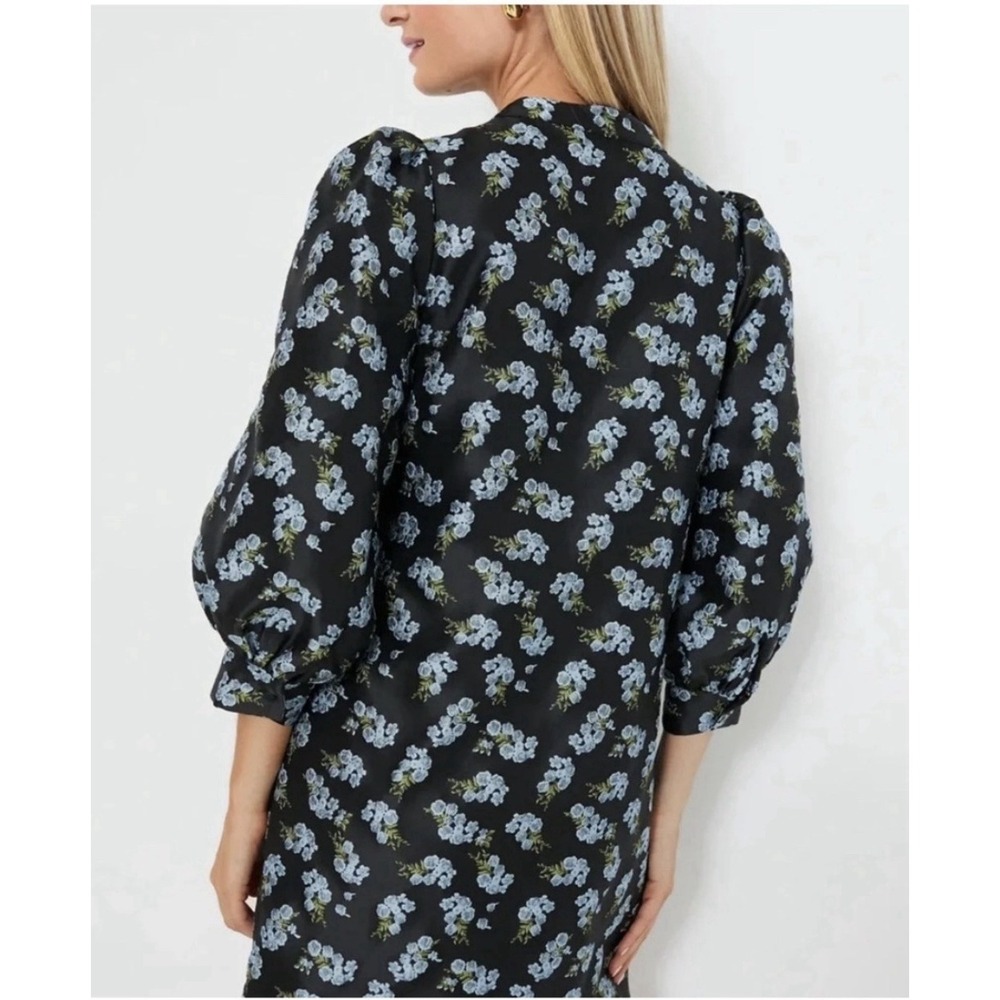 Tuckernuck Pomander Place Samantha Dress Small Jacquard Heirloom Floral - Picture 2 of 14